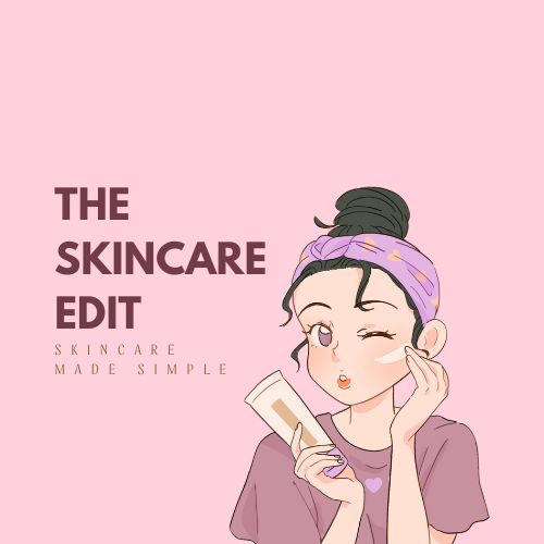 beige minimalist bio cosmetics illustration logo